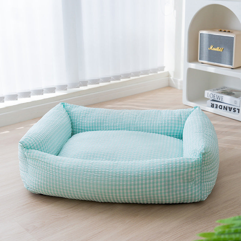 Junips | Rectangular washable dog bed breathable pet bed