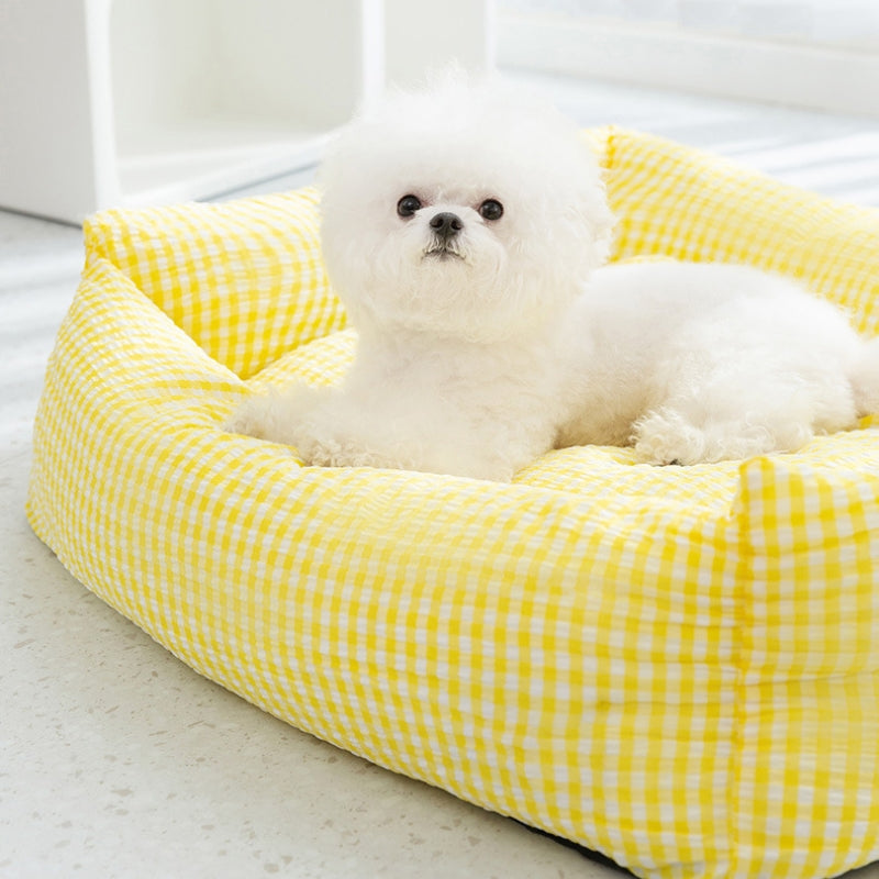 Junips | Rectangular washable dog bed breathable pet bed
