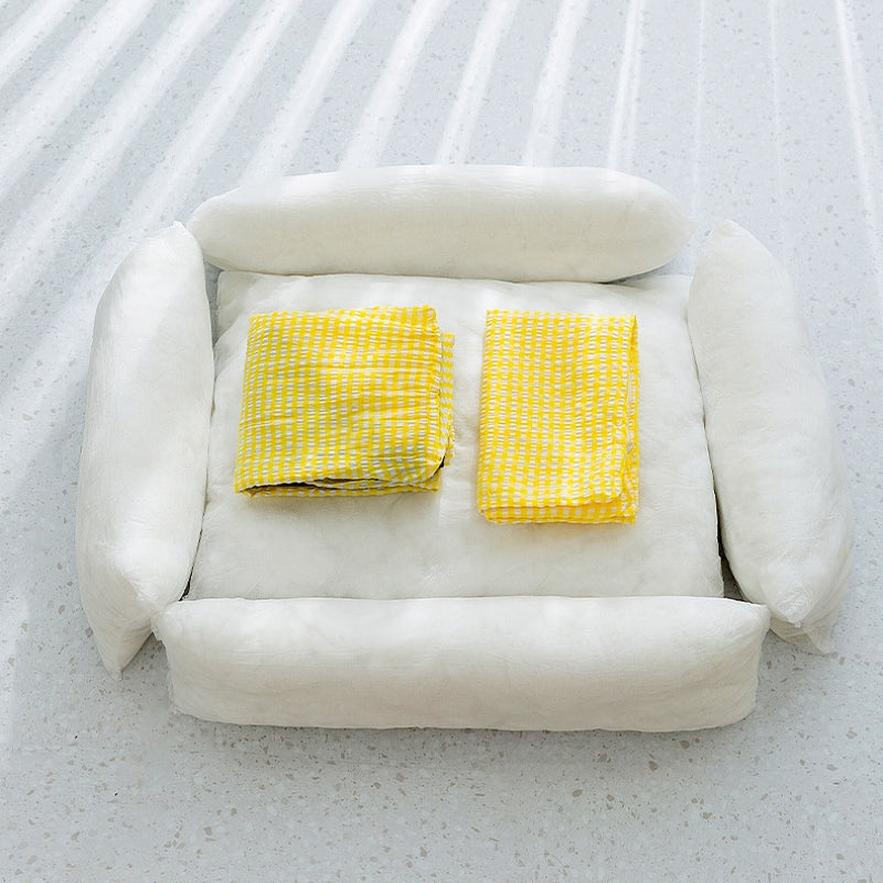 Junips | Rectangular washable dog bed breathable pet bed