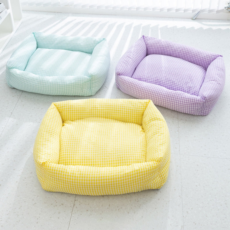 Junips | Rectangular washable dog bed breathable pet bed