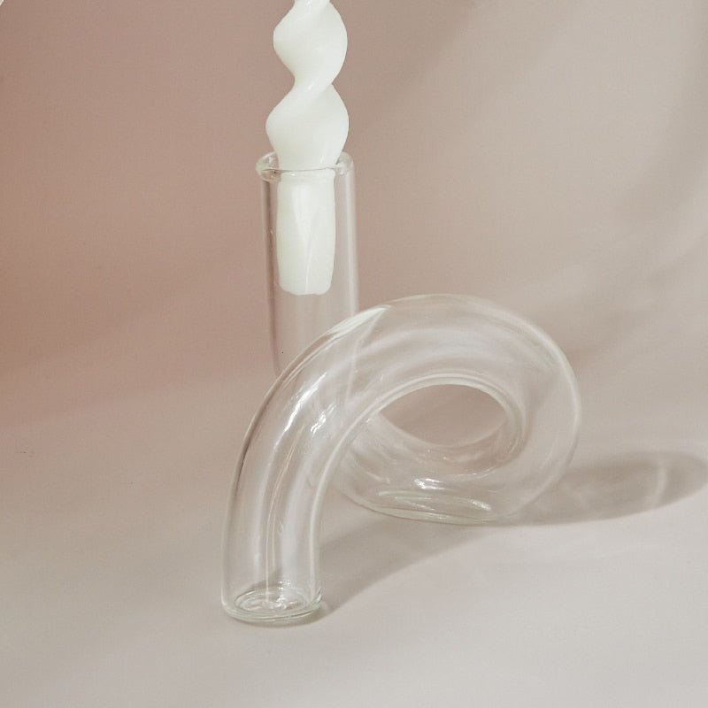 Junips | Candle holder made of glass vase