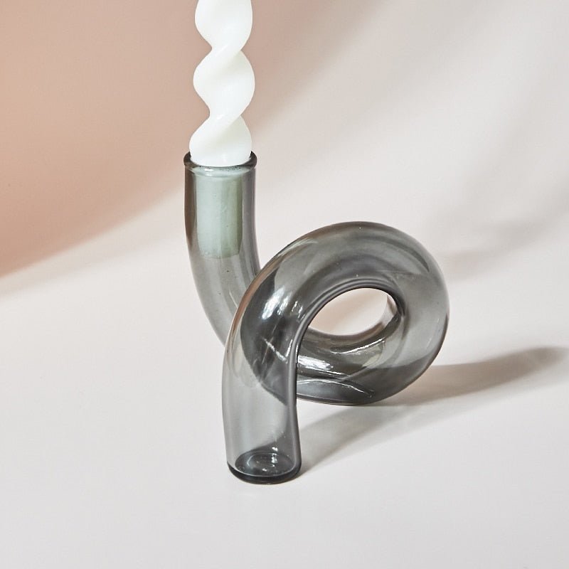 Junips | Candle holder made of glass vase
