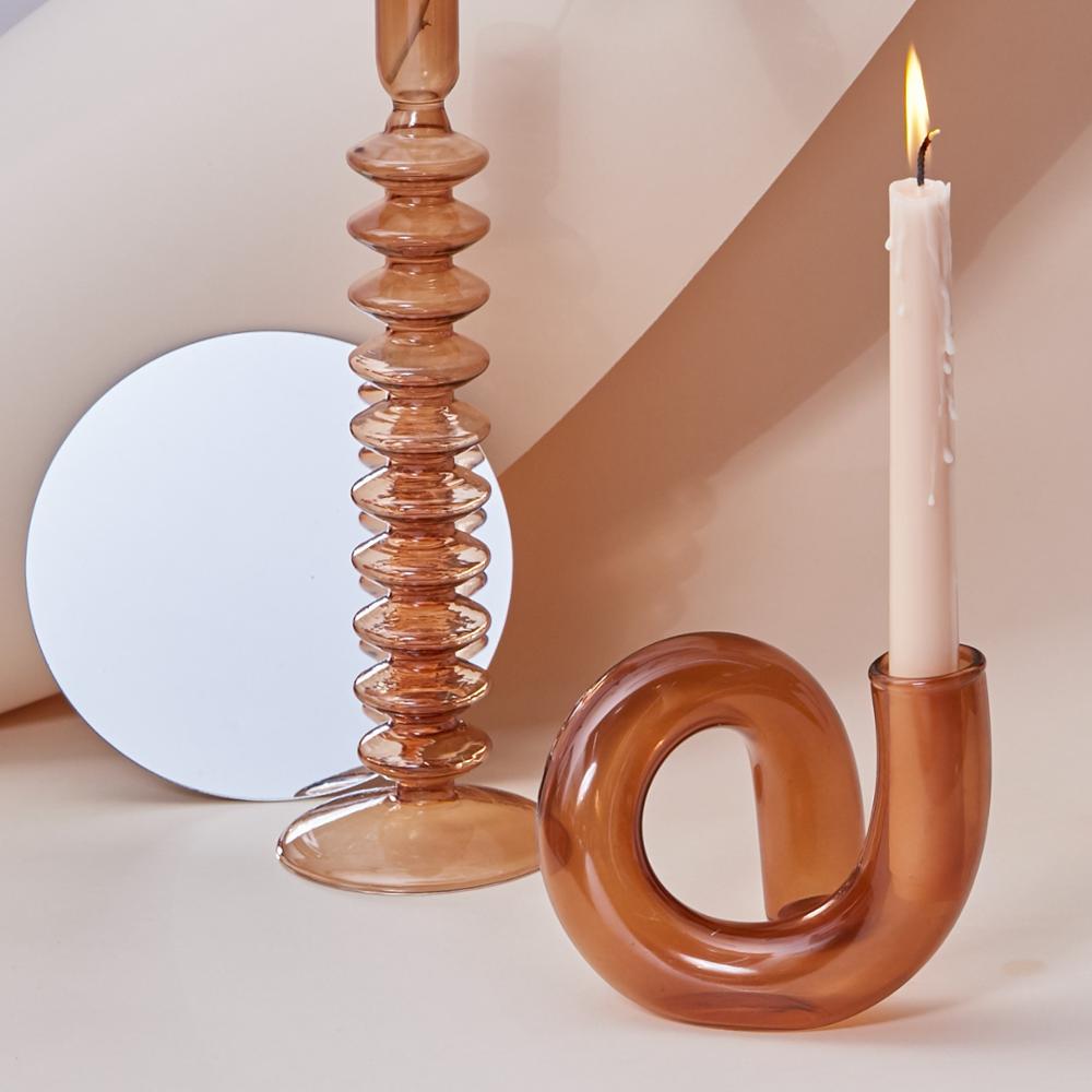 Junips | Candle holder made of glass vase