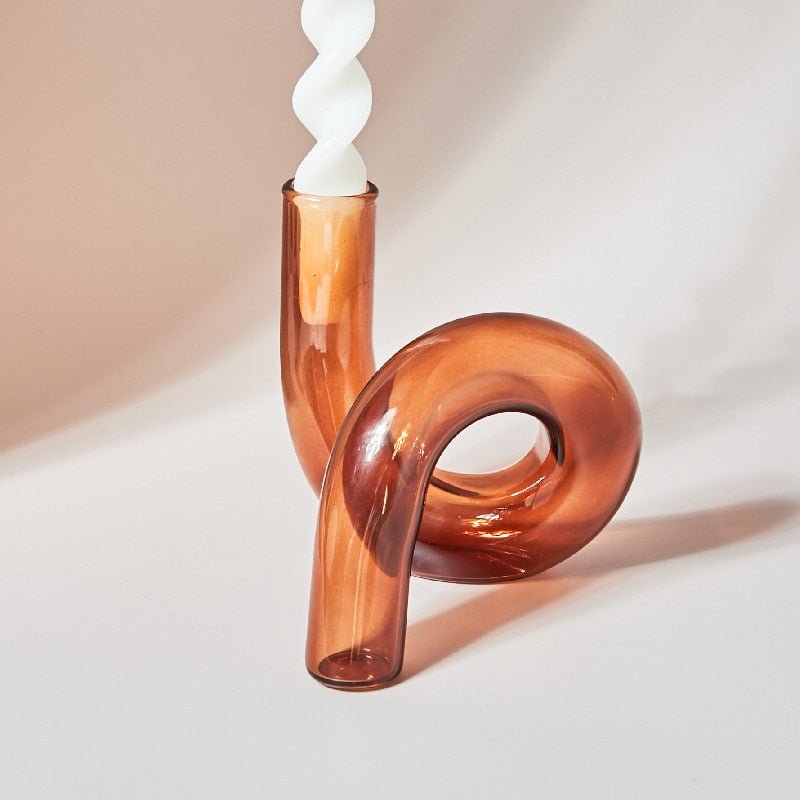 Junips | Candle holder made of glass vase