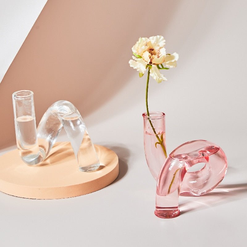 Junips | Candle holder made of glass vase