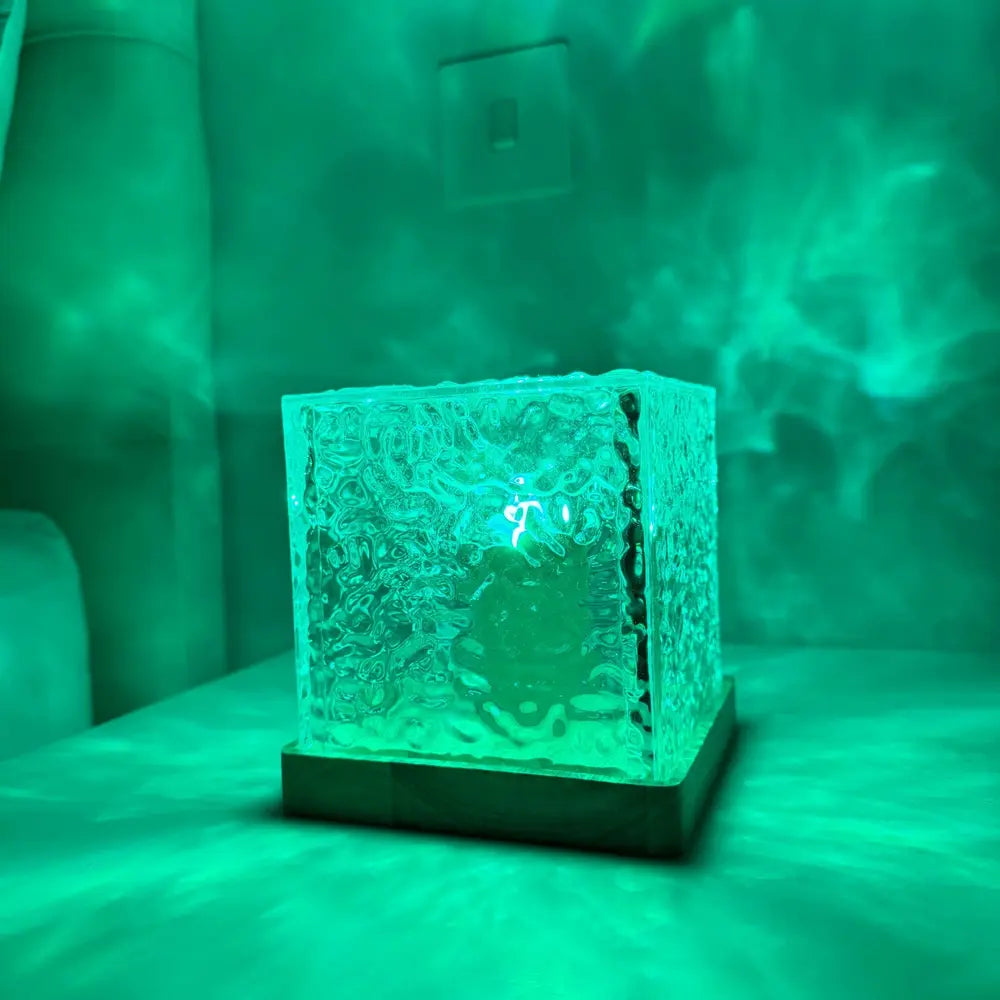 Junips | Table Lamp Glass Cube Ambient Light