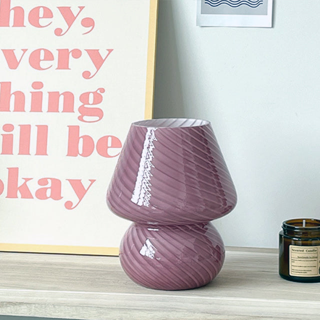 Junips | LED Desk Lamp in Mushroom Shape made of Glass
