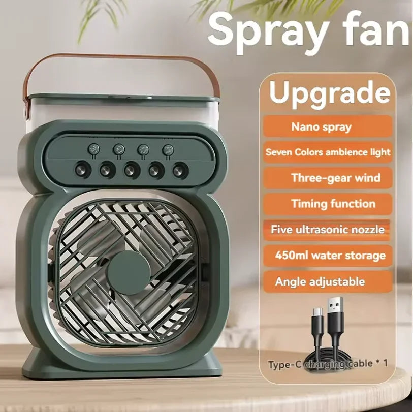 Junips | 3 in 1 Portable Air Conditioner with Night Light and Humidifier