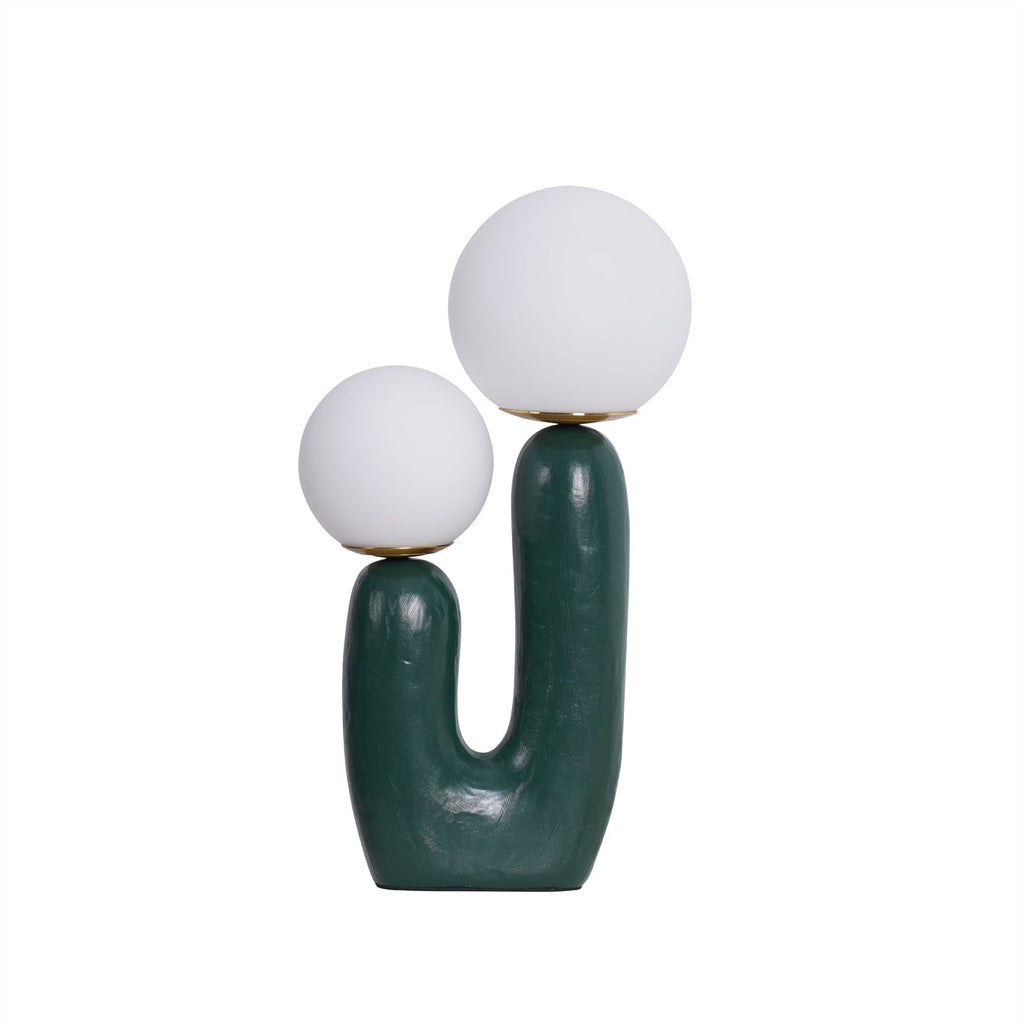 Junips | Contemporary Style Table Lamp with Natural Accent