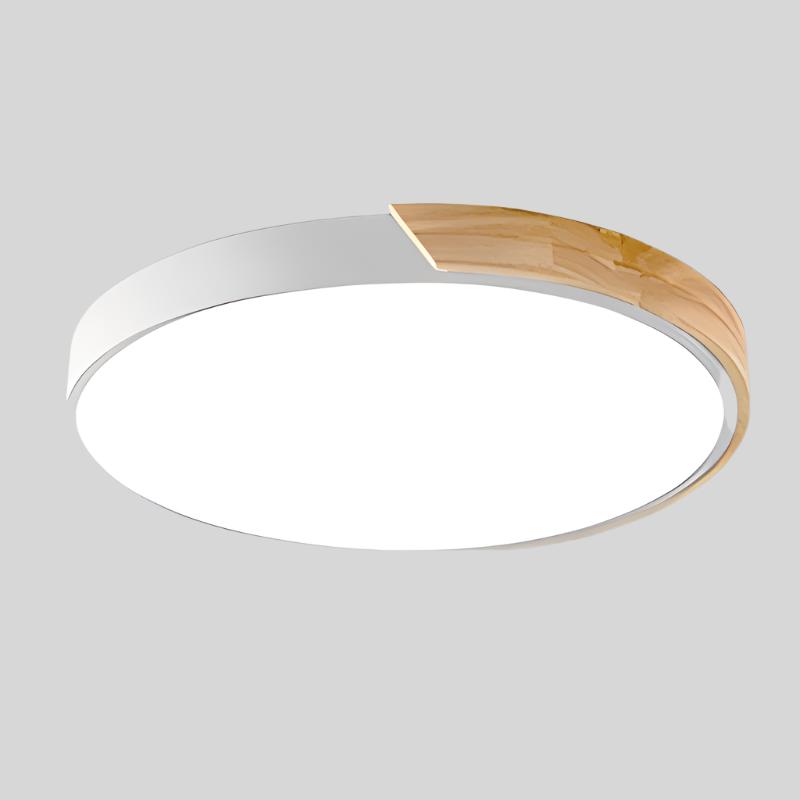Junips | Wood Macaroon Circular Ceiling Light