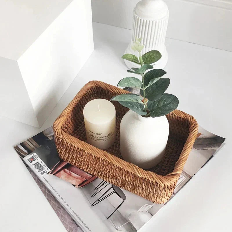 Junips | Handwoven Rattan Willow Basket for Storage