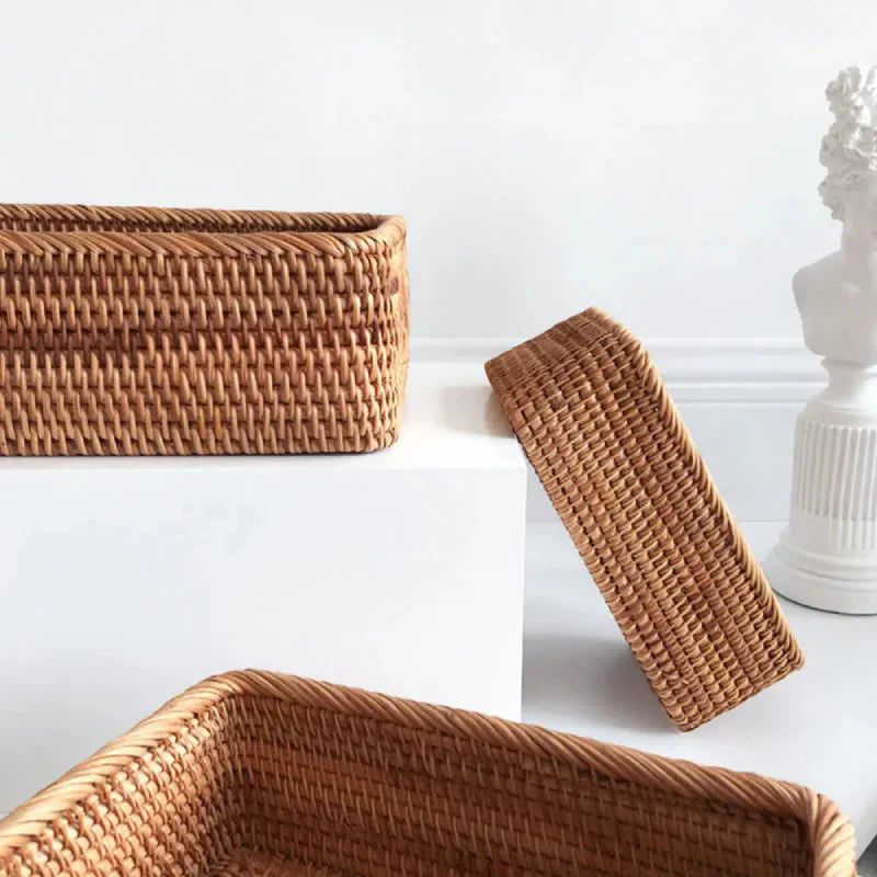 Junips | Handwoven Rattan Willow Basket for Storage