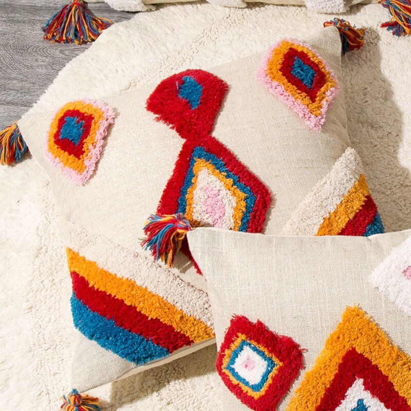 Junips | Handcrafted Moroccan Boho Style Cushion Cover