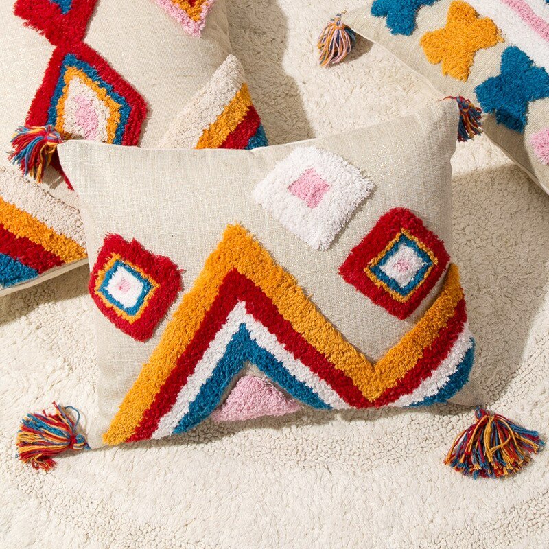 Junips | Handcrafted Moroccan Boho Style Cushion Cover