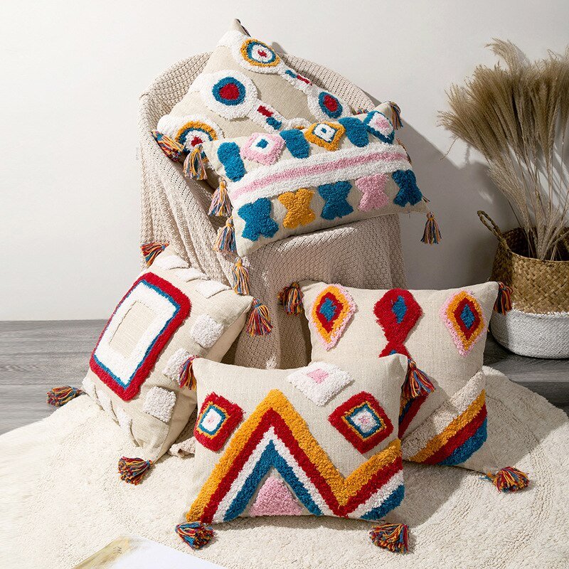Junips | Handcrafted Moroccan Boho Style Cushion Cover
