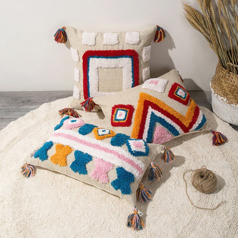 Junips | Handcrafted Moroccan Boho Style Cushion Cover
