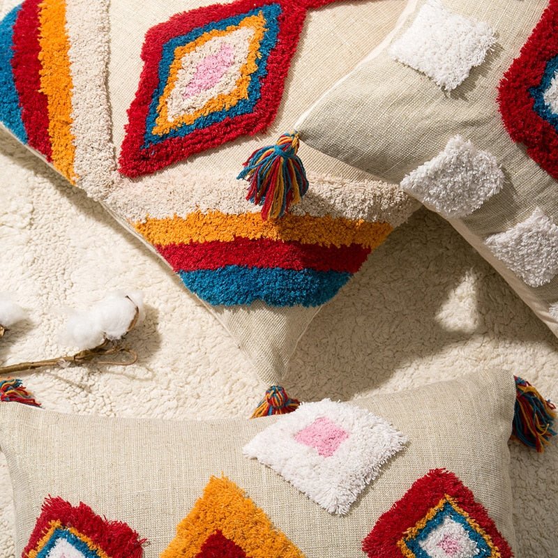 Junips | Handcrafted Moroccan Boho Style Cushion Cover