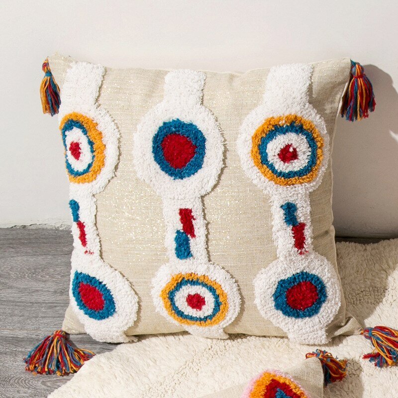 Junips | Handcrafted Moroccan Boho Style Cushion Cover
