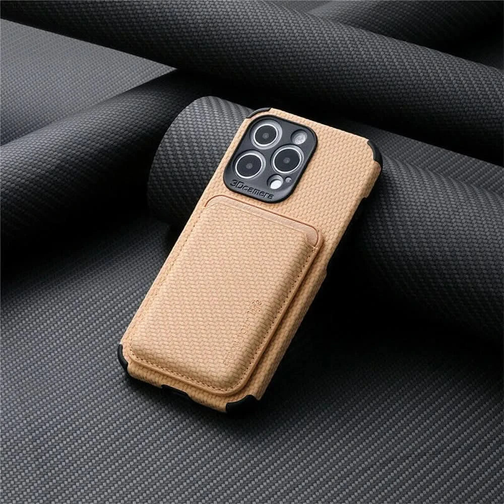 Junips | MagSafe Wallet Phone Case with Carbon Fiber Protection