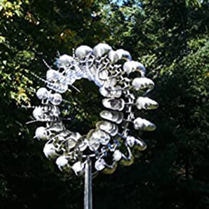 Junips | Unique and magical windmill made of metal | Magical kinetic metal sculpture
