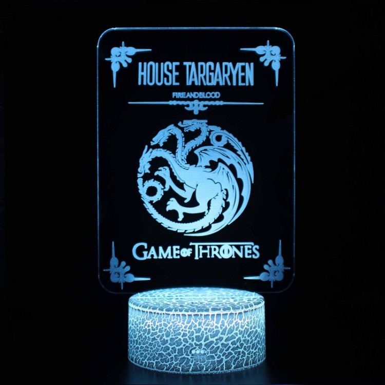 Junips | 3D Lamp Game Of Thrones House Targaryen