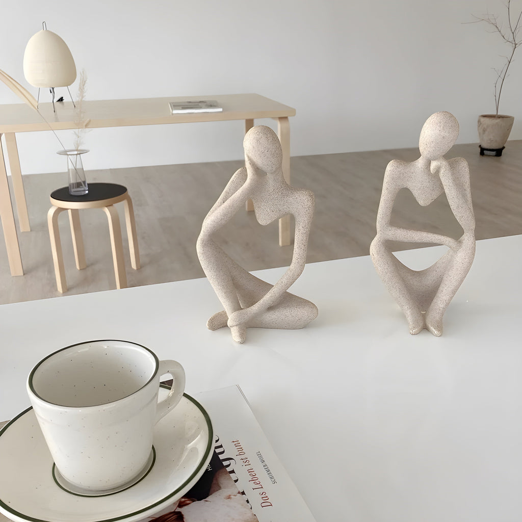 Junips | Abstract Thinker Sculpture Home Decor
