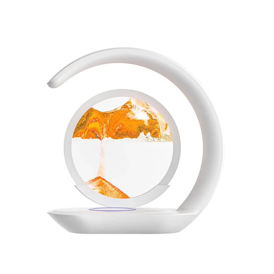 Junips | 3D Sand Art Table Lamp with Wireless Charger