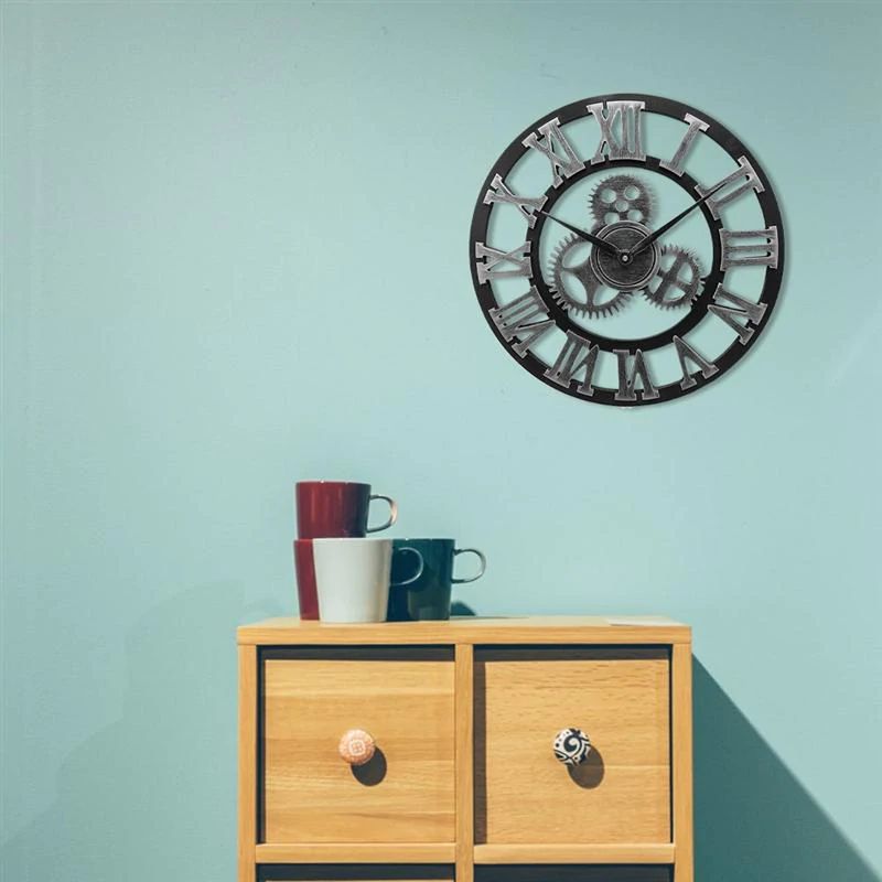 Junips | Wall clock in industrial style