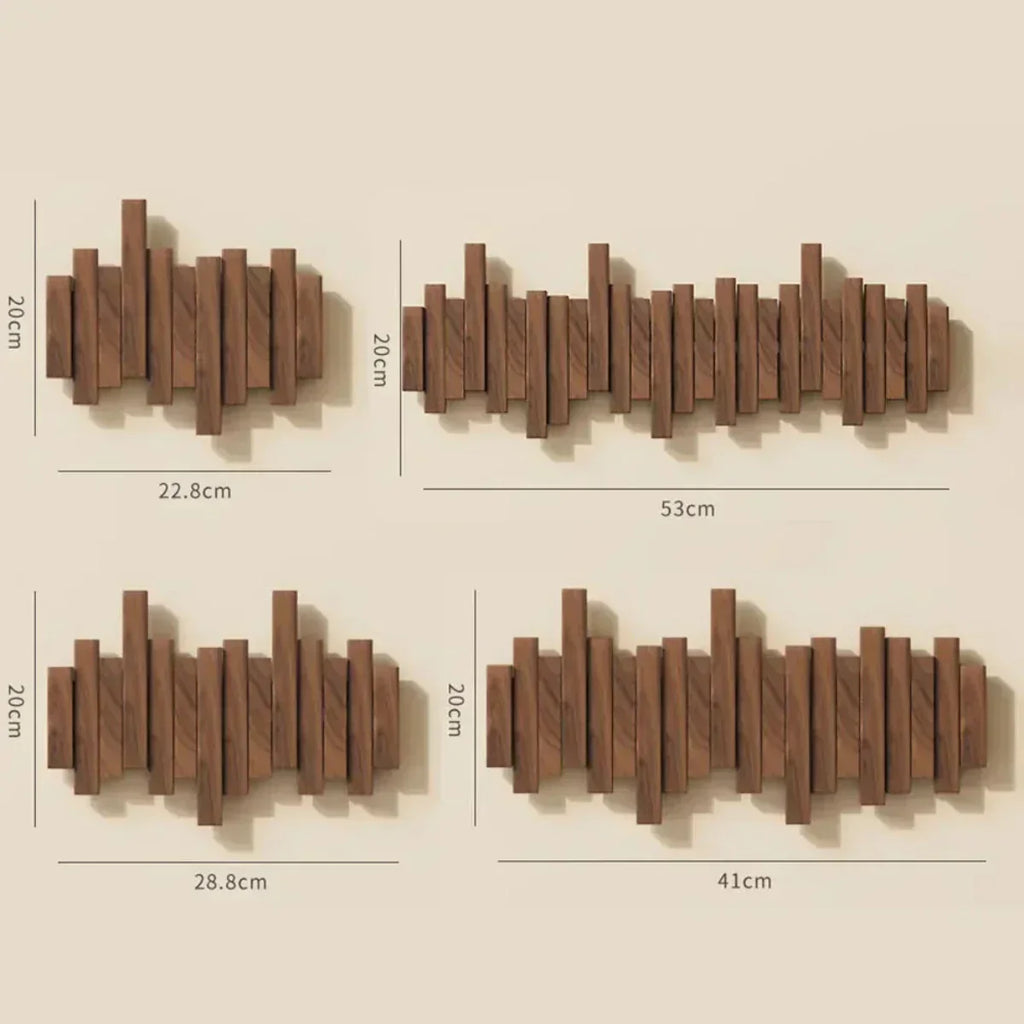 Junips | Wall coat rack made of wood piano – Practical and elegant for organizing your entryway