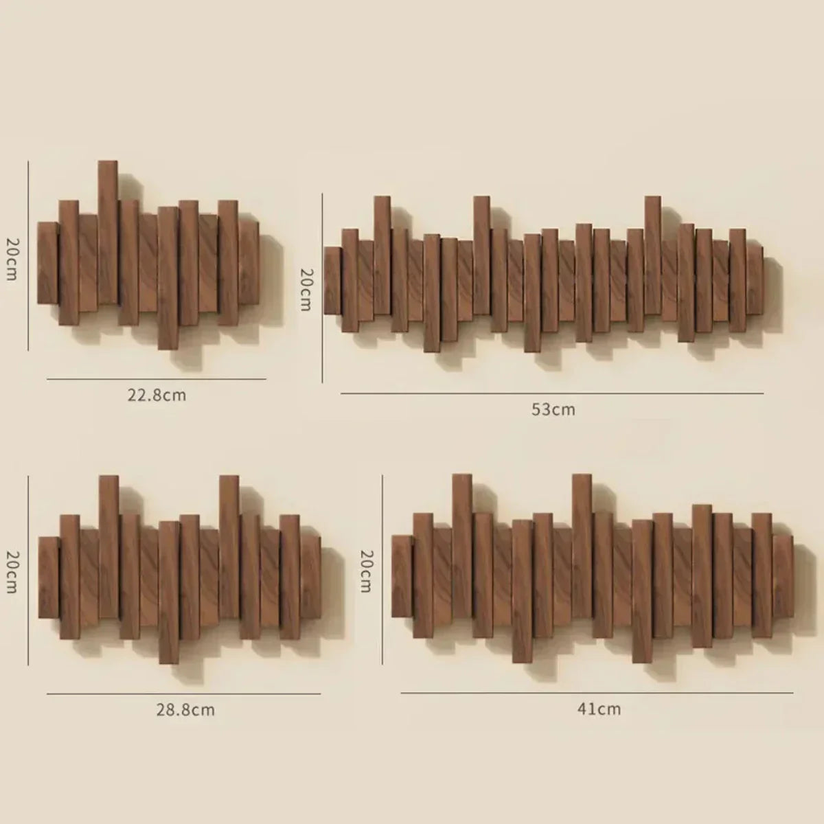 Junips | Wall coat rack made of wood piano – Practical and elegant for organizing your entryway