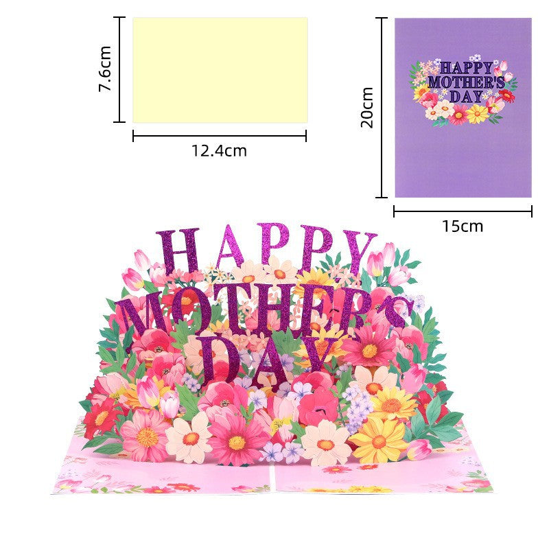 Paper Love Pop-Up Bouquet Card