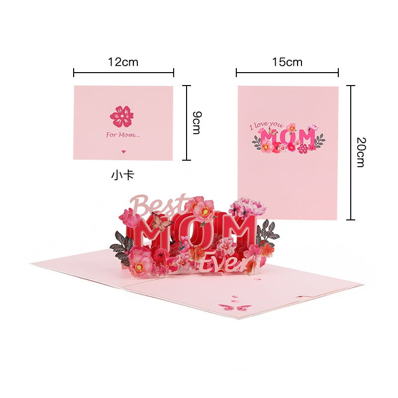 Paper Love Pop-Up Bouquet Card