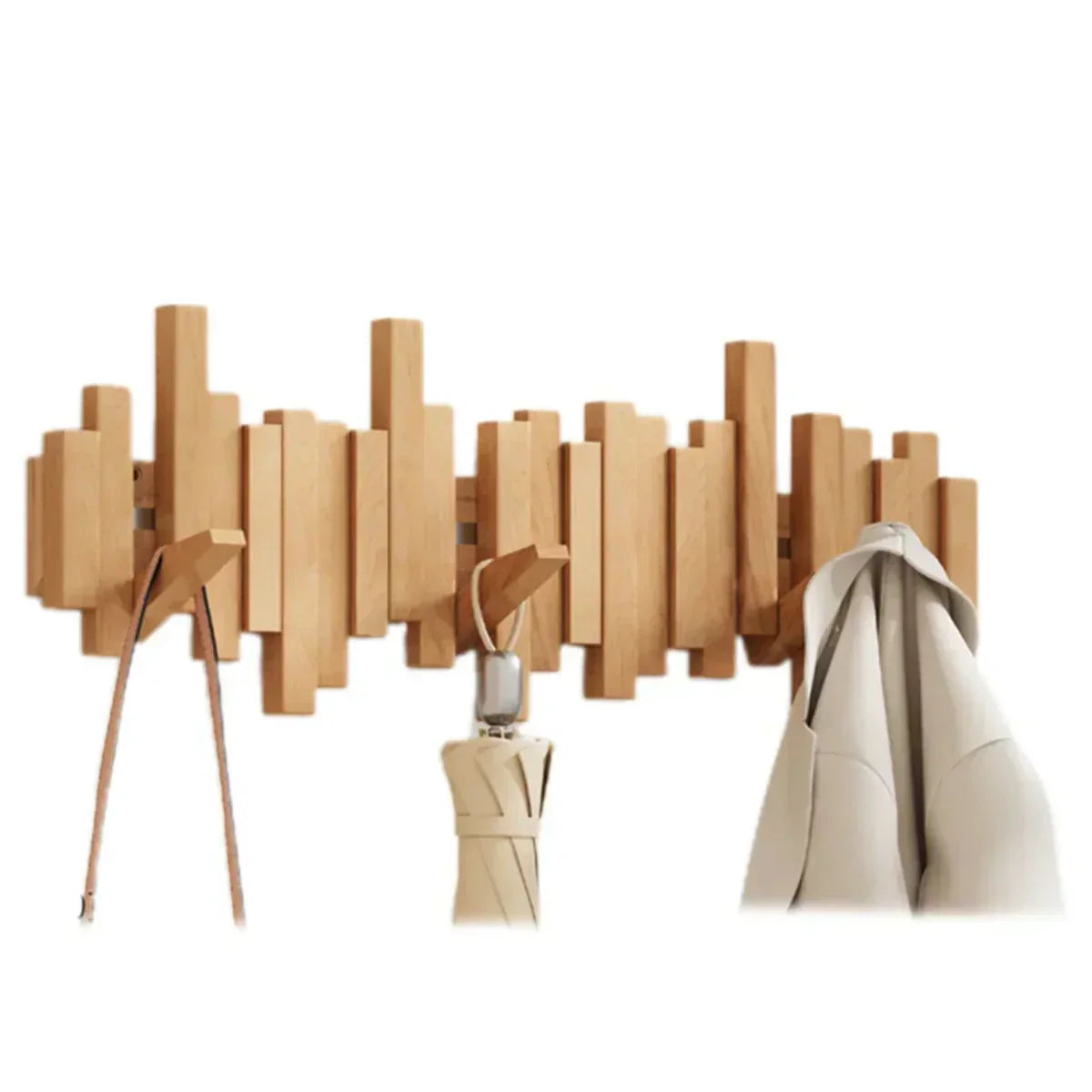 Junips | Wall coat rack made of wood piano – Practical and elegant for organizing your entryway