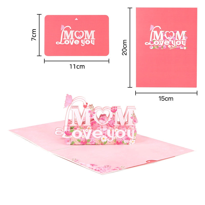 Paper Love Pop-Up Bouquet Card