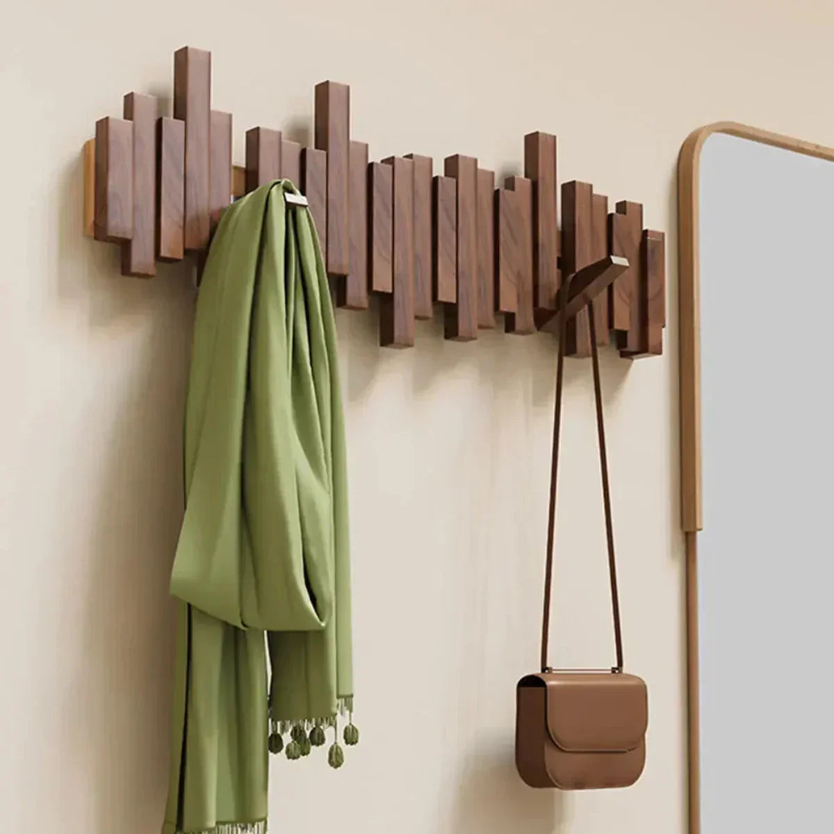 Junips | Wall coat rack made of wood piano – Practical and elegant for organizing your entryway