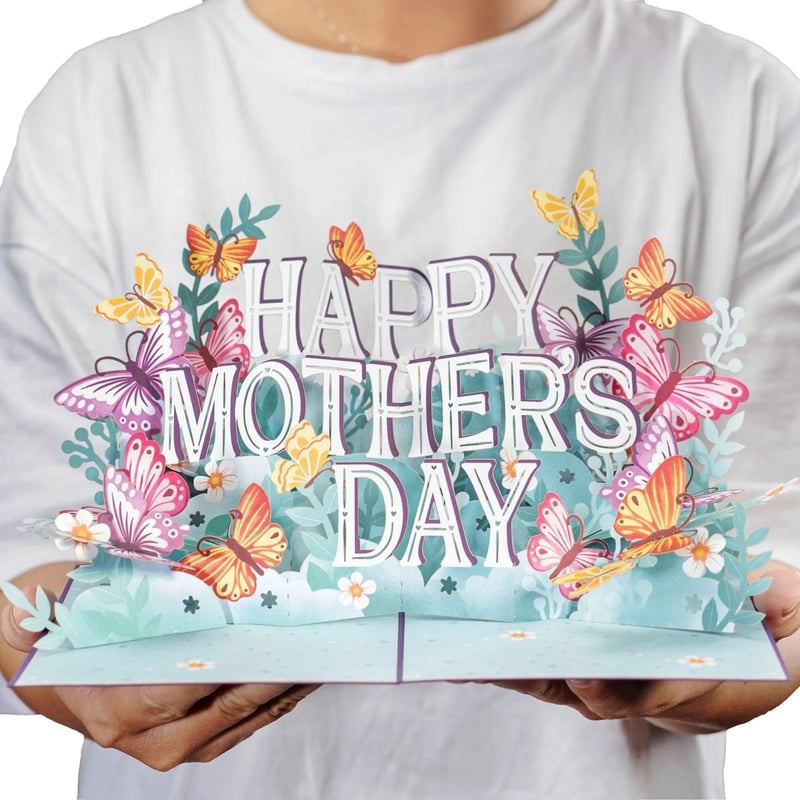 Paper Love Pop-Up Bouquet Card