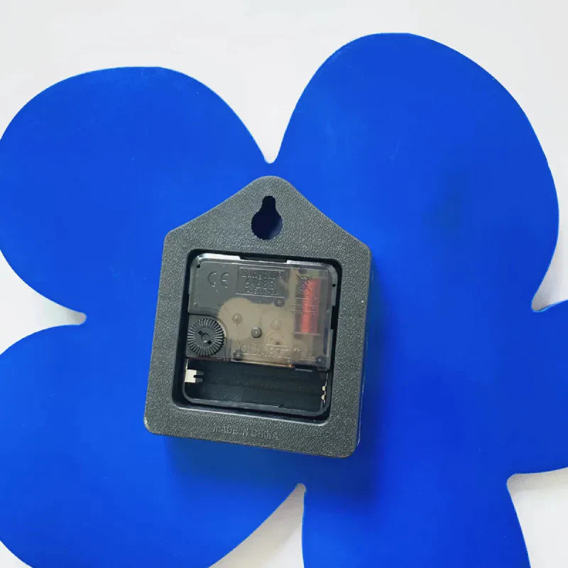 Junips | Small Blue Geometric Wall Clock
