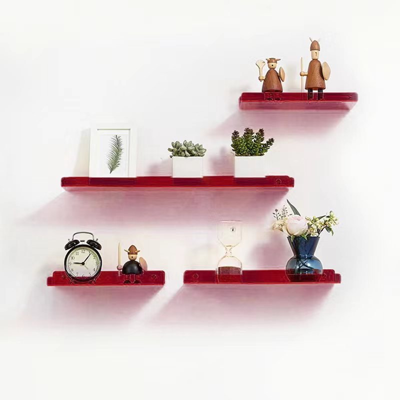Junips | Invisible colored wall-mounted floating shelves