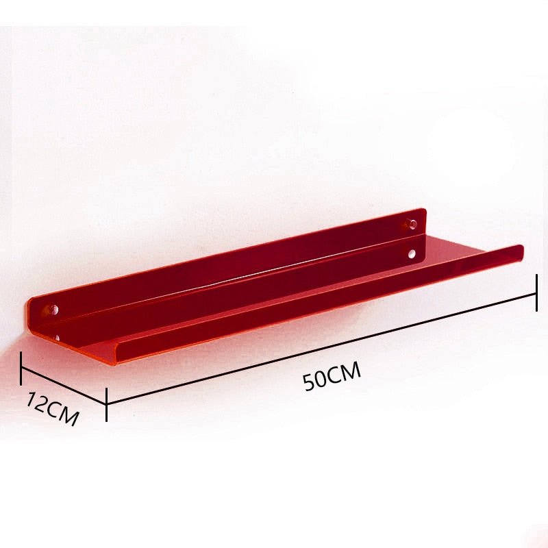 Junips | Invisible colored wall-mounted floating shelves