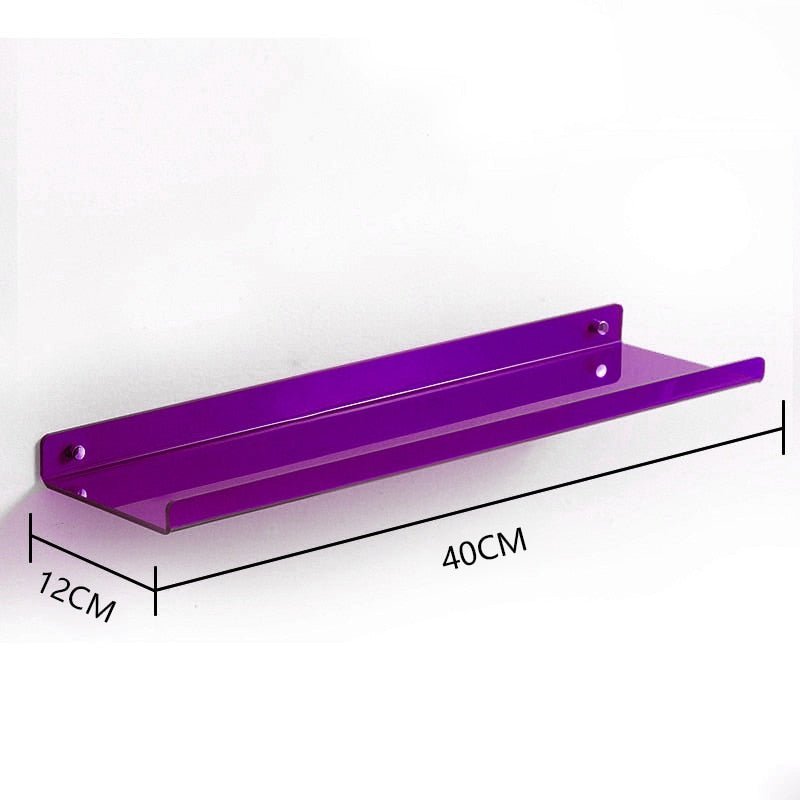 Junips | Invisible colored wall-mounted floating shelves