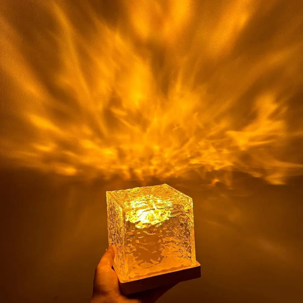 Junips | Table Lamp Glass Cube Ambient Light