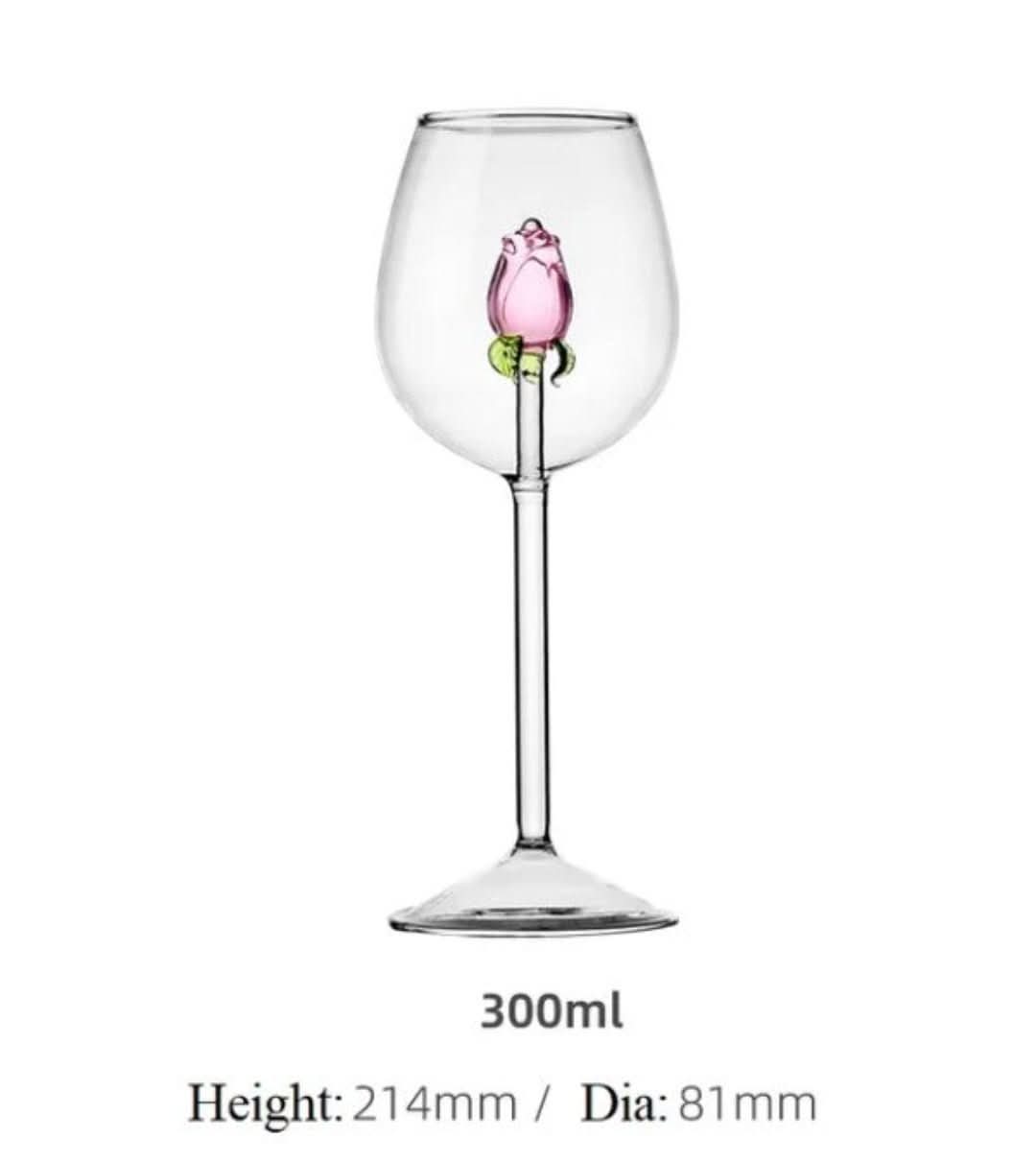 Junips | La Vie En Rose | Champagne Glass - Handmade