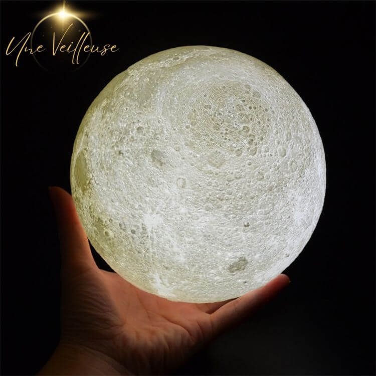 Junips | Design Nightstand Lamp - LunarLight™ Moon Lamp