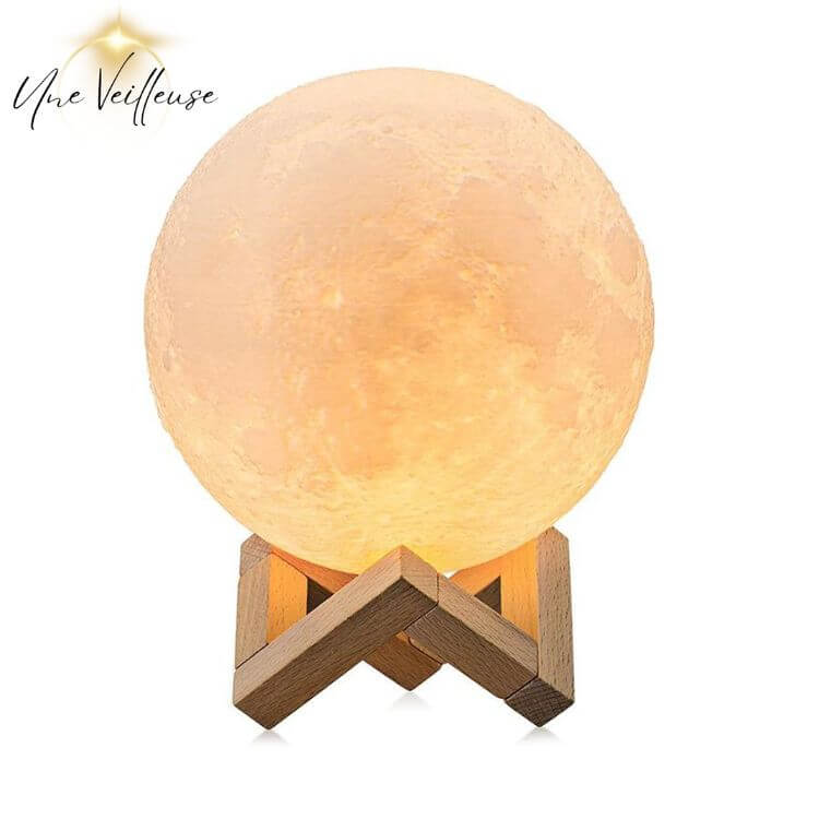 Junips | Design Nightstand Lamp - LunarLight™ Moon Lamp