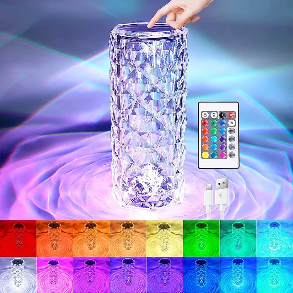 Junips | LED Crystal Table Lamp