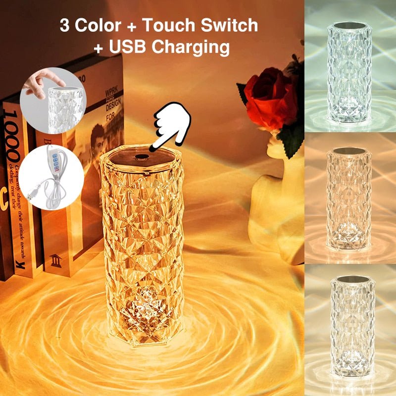 Junips | LED Crystal Table Lamp