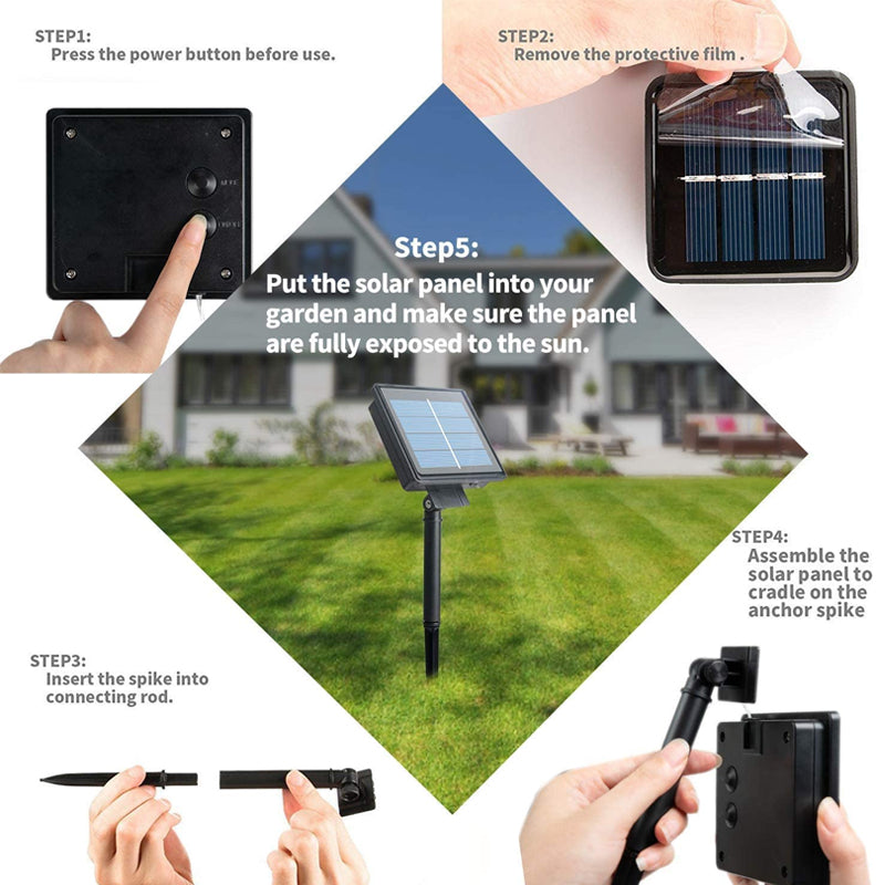 Junips | Solar string lights for outdoor use | Waterproof solar garden lights