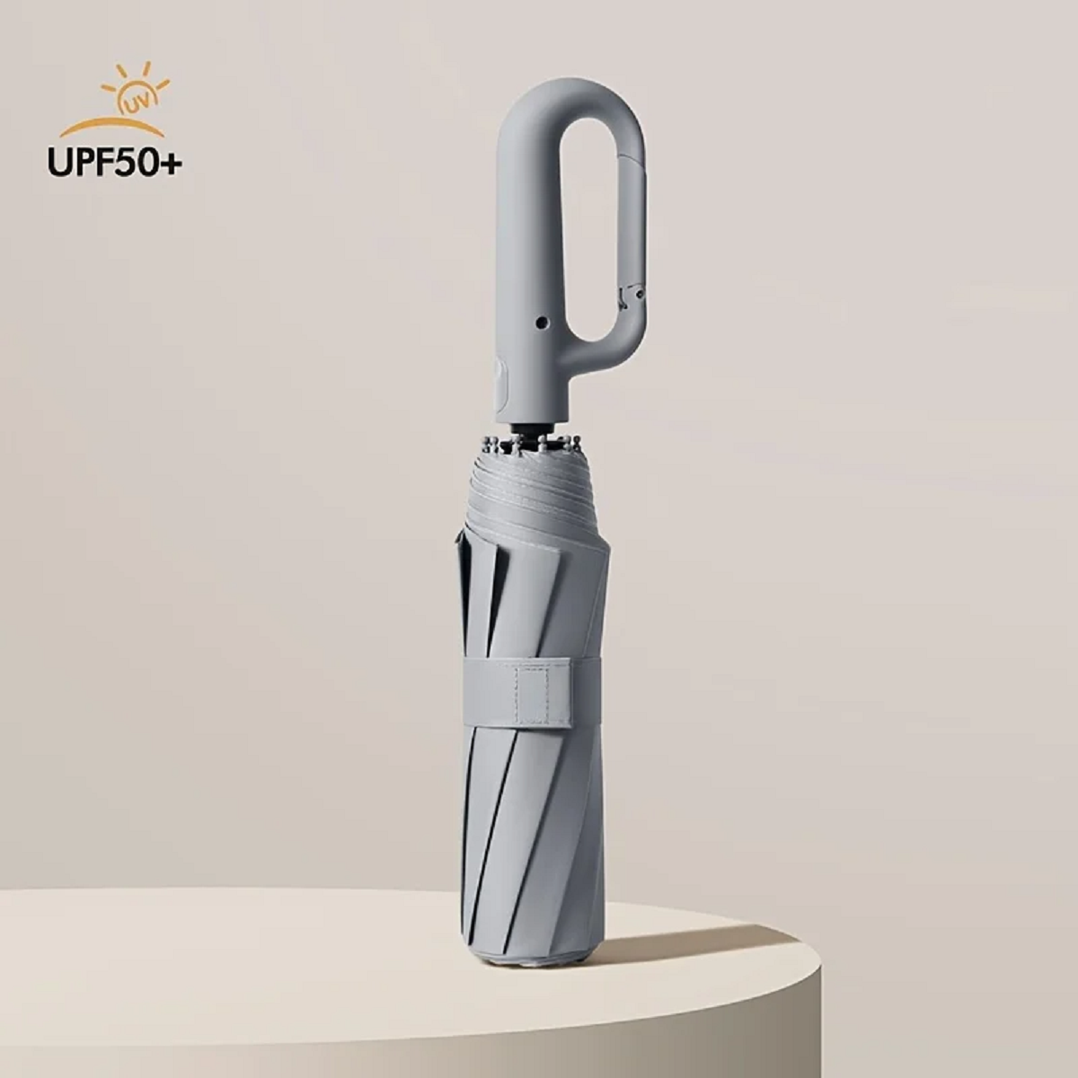 Junips | Wind-Resistant Automatic Folding Umbrella with Large Buckle Handle – Compact & Durable