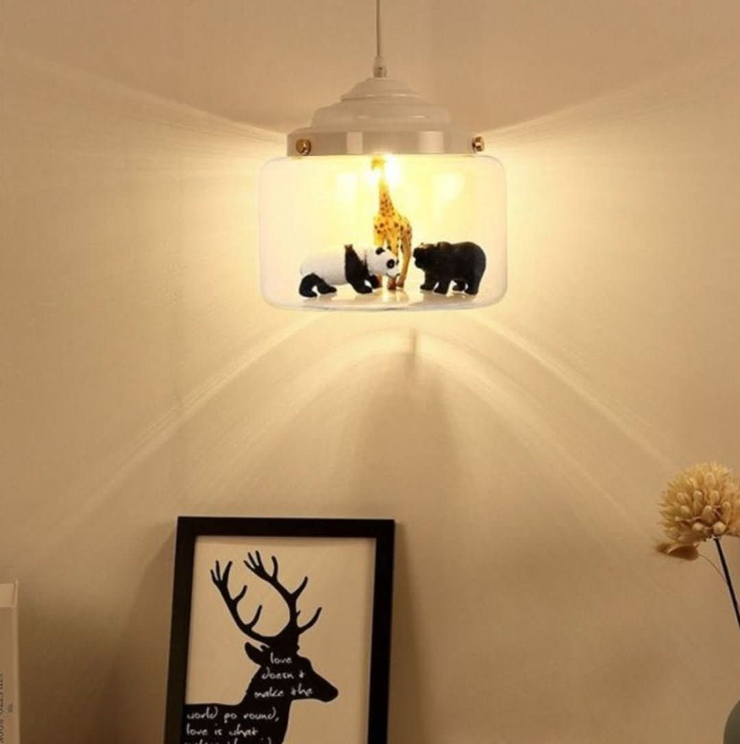 Junips | Smaller Zoo | Pendant lamp with glass shade