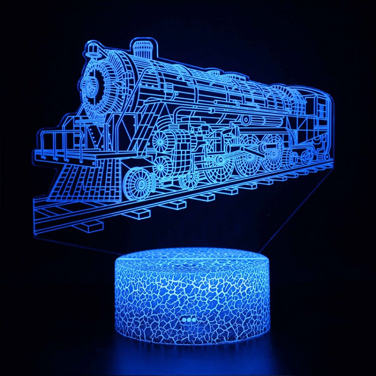 Junips | 3D Lamp Locomotive Vintage